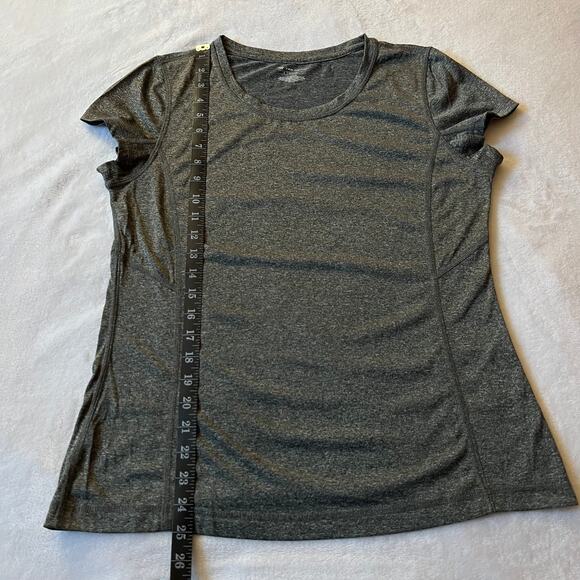 Tek Gear Short Sleeve Stretch Workout Top Size Large Active Gym Athletic - Picture 5 of 5